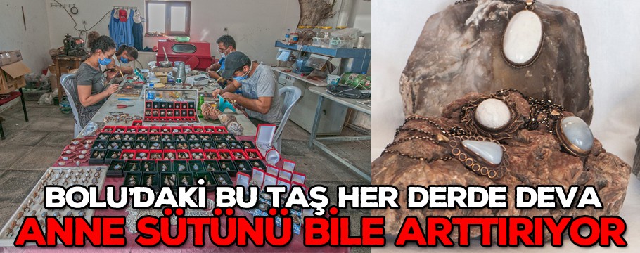 Bolu'daki bu taş her derde deva anne sütünü bile arttırıyor