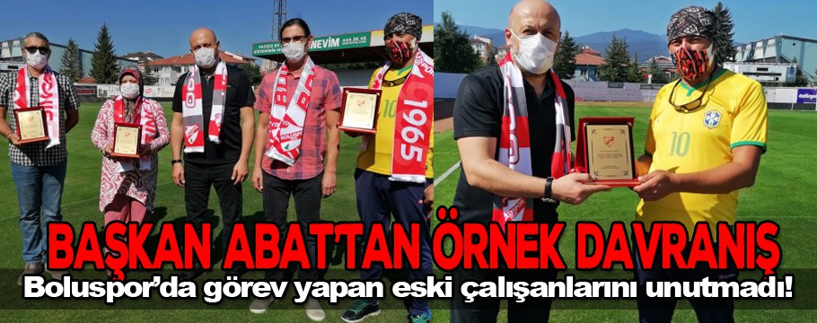 Başkan Abat'tan örnek davranış