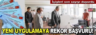 O uygulamaya rekor başvuru!