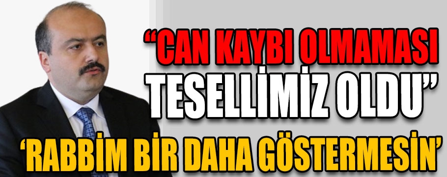 Bakan Yardımcısı Metin'den yangın açıklaması