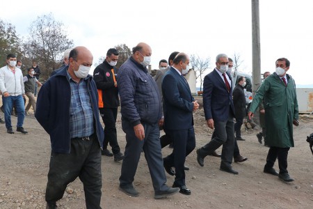 Bakan Yardımcısı Metin afet bölgesinde