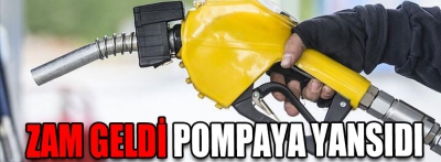 Pompaya yansıdı!