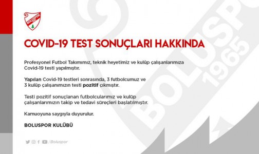 Korktuğumuz başımıza geldi, Boluspor'da kaç kişi pozitif?