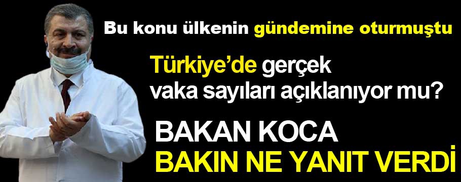 Bakan Koca bakın ne yanıt verdi