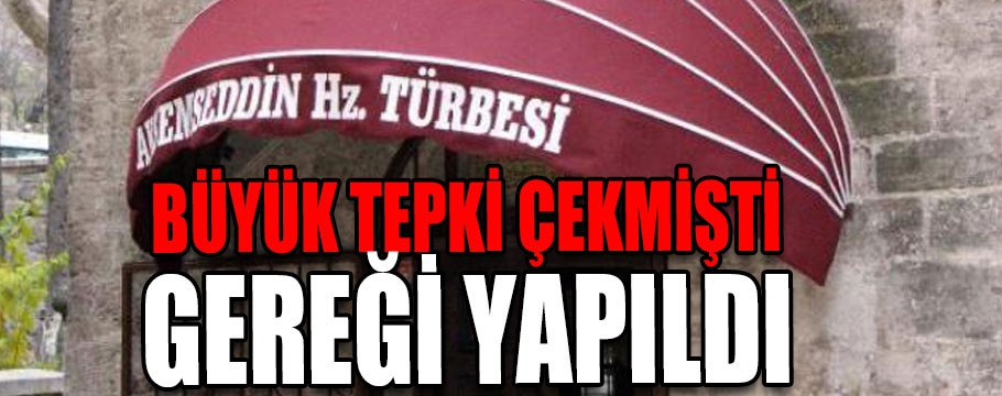 Büyük tepki toplamıştı