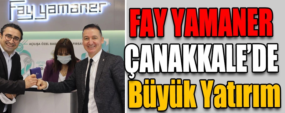 FAY Yamaner'den büyük yatırım