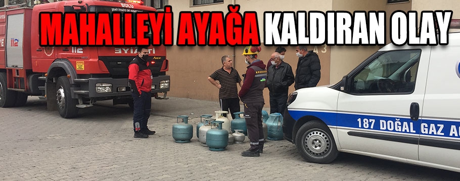 Mahalleyi ayağa kaldıran olay