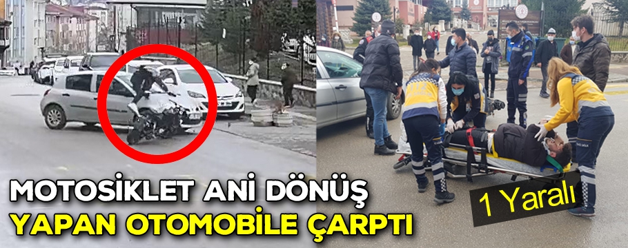 Bolu'da kaza anları anbean kameralara böyle yansıdı