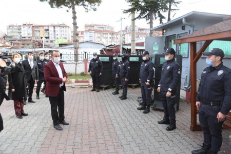 Başkan Özcan'dan bütün birimlere ziyaret