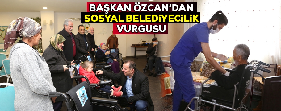 Başkan Tanju Özcan’dan ‘sosyal belediyecilik’ dersi
