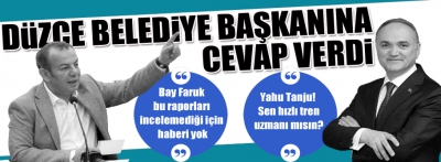Başkan Özcan'dan Faruk Özlü'ye cevap