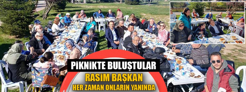Başkan yardımcısı Özdemir engelli vatandaşlarla piknik yaptı