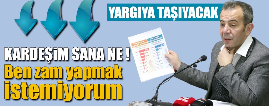 Başkan Özcan zammı yargıya taşıyacak