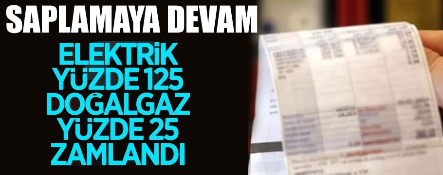 Elektrik ve doğalgaza 2022 zamları