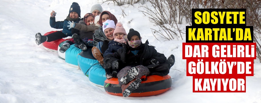 Gölköy'de kayak keyfi