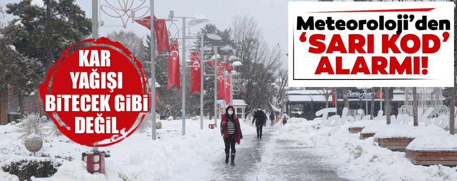 Meteoroloji Genel Müdürlüğü'nden sarı kodlu uyarı