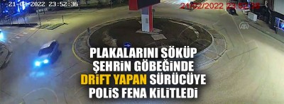 Bolu'da drift yapan sürücüye 14 bin 39 lira ceza