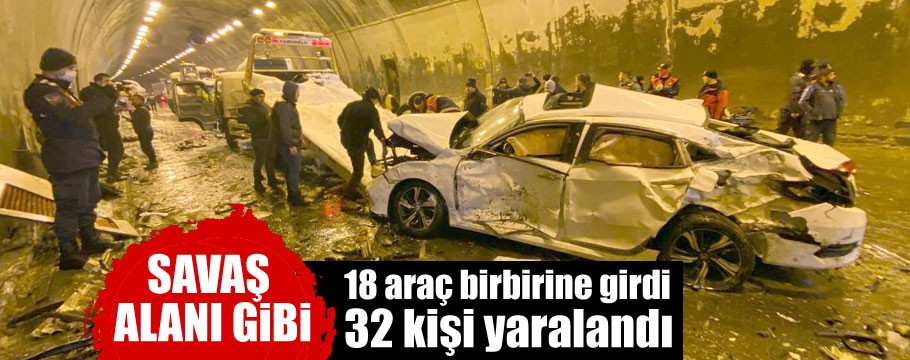 Son yılların en büyük trafik kazası