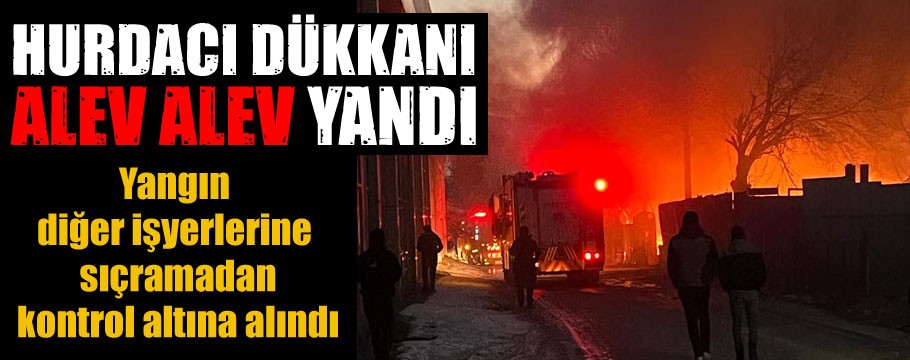 Sanayi sitesinde çok büyük yangın