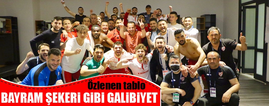 Başkan Özcan'dan galibiyet pozu