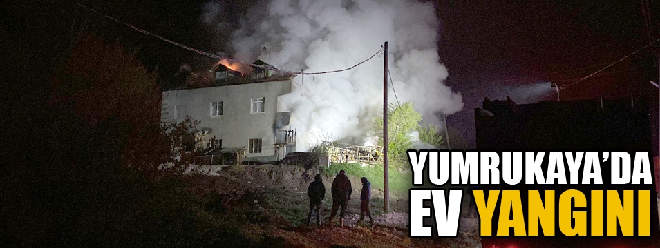 Bolu'da bir evde çıkan yangın söndürüldü