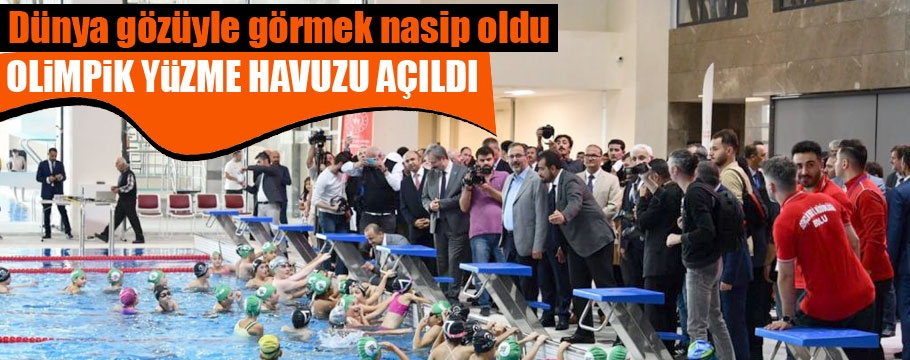 Yıllardır beklediğimiz havuz nihayet resmen açıldı