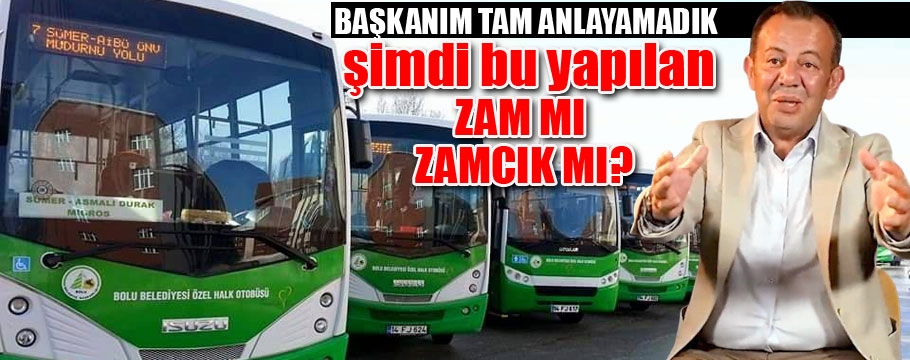 Bolu'da ulaşıma büyük zam