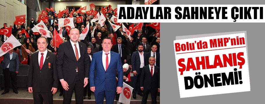 MHP adaylarını tanıttı