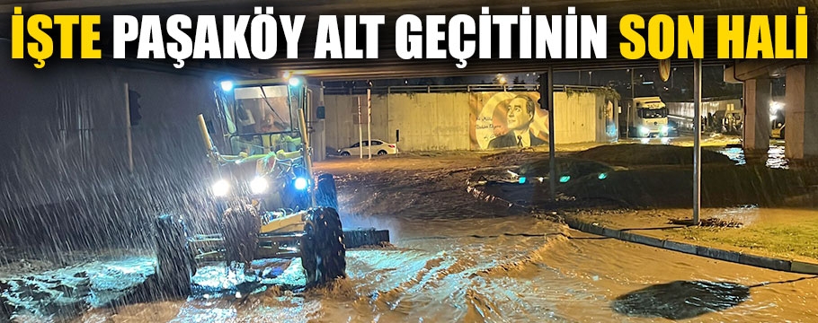 İşte Paşaköy alt geçitinin son hali