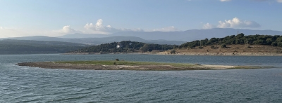 Gölköy Baraj Gölü'nde su seviyesi düştü