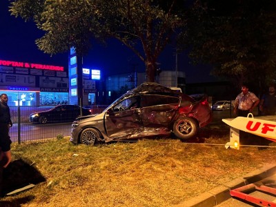 Bolu'da gece saatlerinde feci kaza; 5 yaralı var