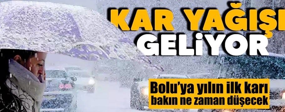 Bolu'da kar ne zaman yağacak? İşte o tarih