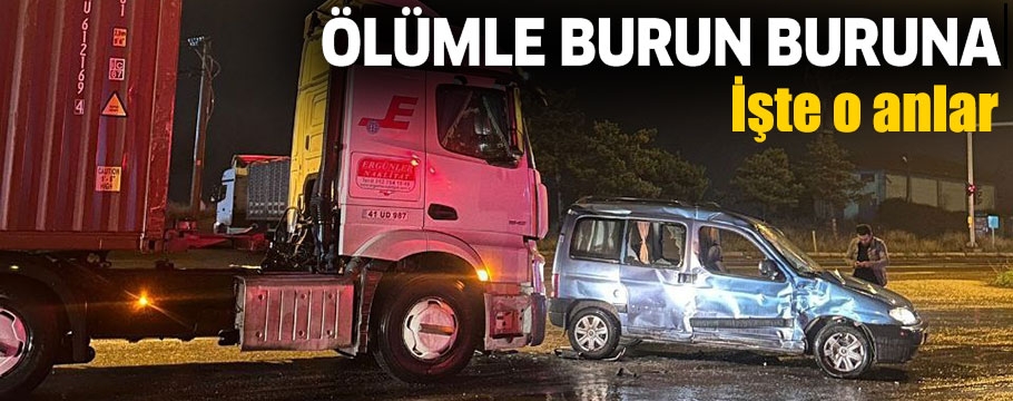 Bolu'da ölümden son anda kurtuldu