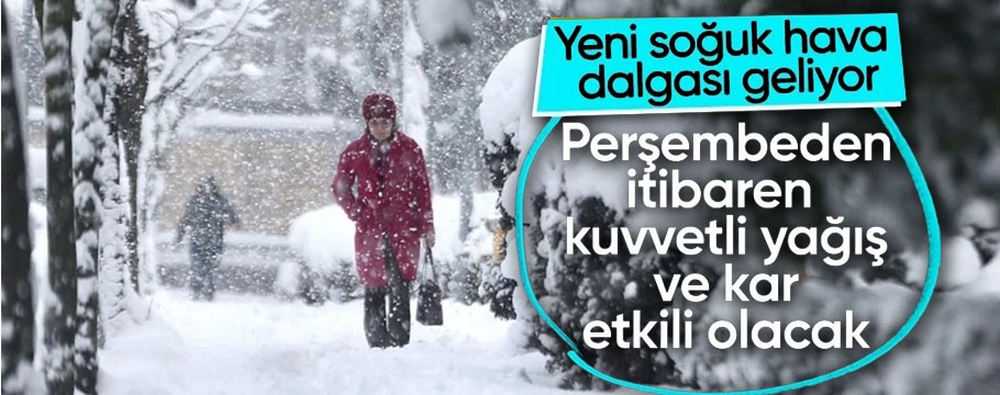 Bolu'da Perşembe günü kar yağışı başlayacak