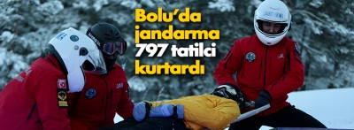 Bolu'da jandarma timleri 797 tatilciyi kurtardı
