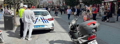 Caddeye giren motosiklet sürücülerine 690 lira ceza 