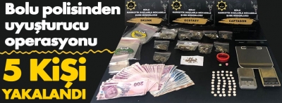 Bolu polisinden uyuşturucu avı