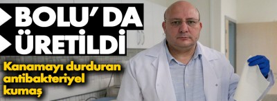 Bolu'da kanamayı durduran kumaşla üretimi