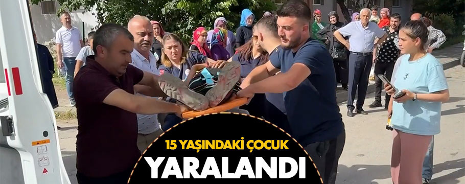 Bolu'da otomobilin çarptığı bisikletli çocuk yaralandı