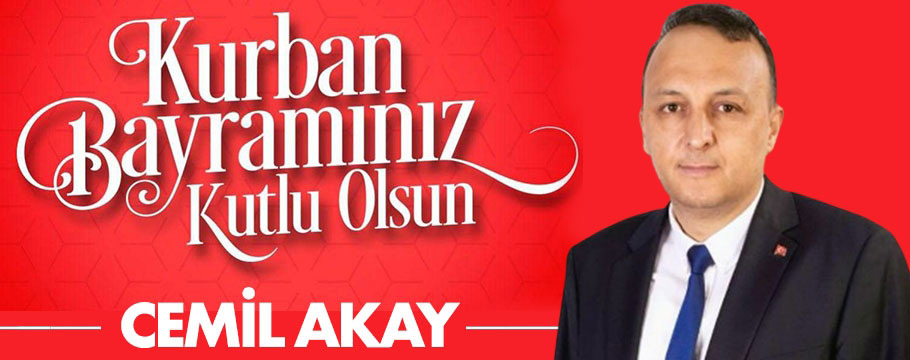 Cemil Akay vatandaşların Kurban Bayramını kutladı