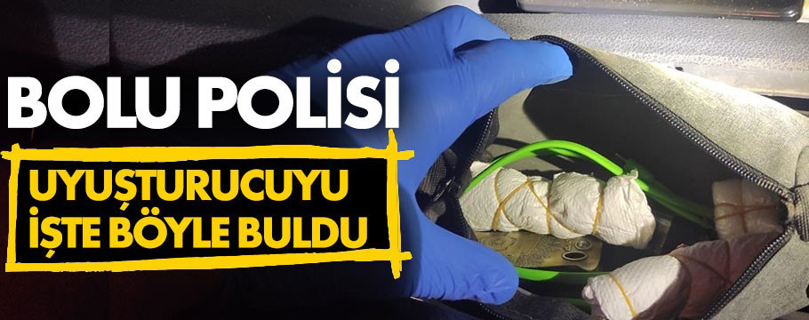 Bolu polisinde kent merkezinde uyuşturucu avı