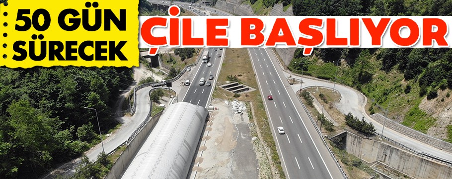 Bolu Dağı Tüneli İstanbul istikameti 50 gün trafiğe kapanıyor