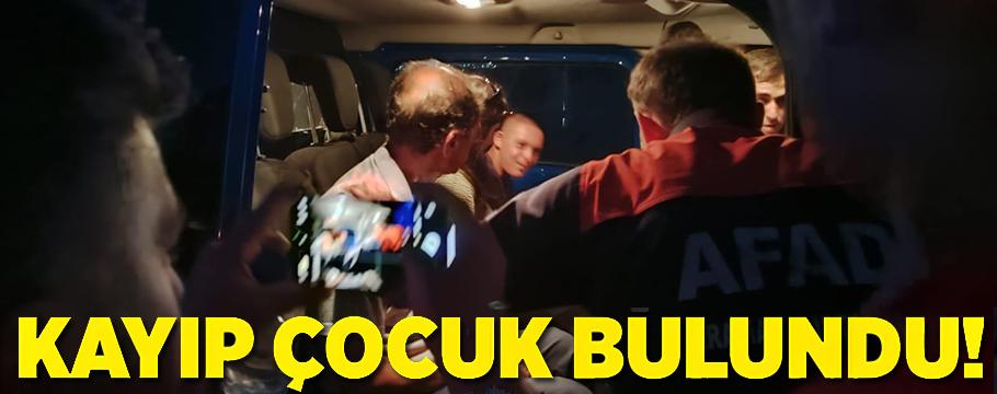 Bolu'da kaybolan çocuk Gölköy'de bulundu