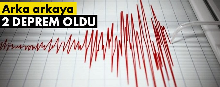 Bolu’da arka arkaya 2 deprem oldu