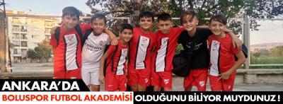 İşte Ankara'daki Boluspor Futbol Akademisi