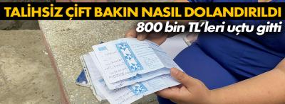 Bolu'da 800 bin TL dolandırılan çiftin hikayesi