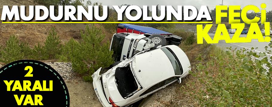 Bolu Mudurnu yolunda trafik kazası: Yaralılar var