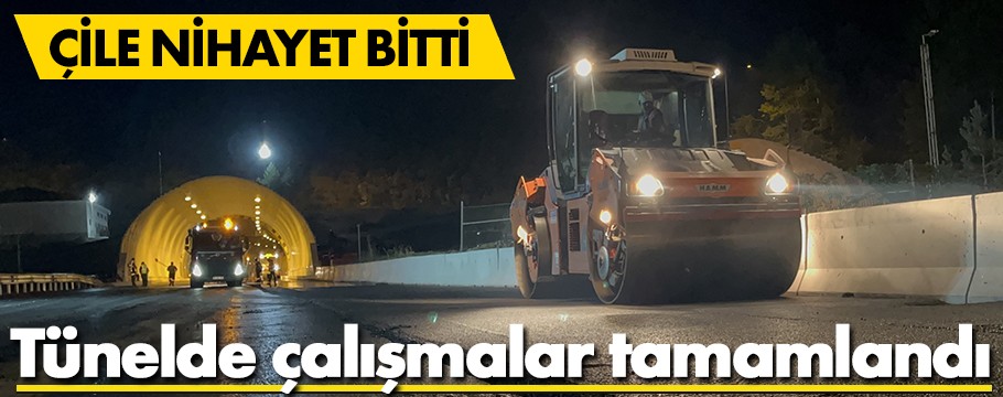 Bolu Dağı tüneli akşam saatlerinde açılacak