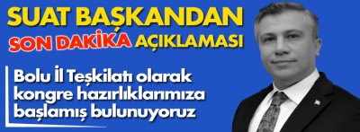 Güner kongre takvimini açıkladı