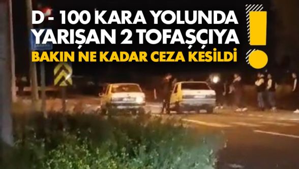 Bolu polisi yarışan Tofaşçıları affetmedi